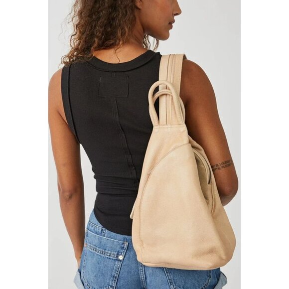 Free People x We The Free Soho Convertible Bag In Champagne New Womens Backpack - Picture 13 of 16